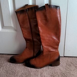 Mercanti Fiorentini Vero Cuoio Italian Leather Boots 36.5 / 6 Abruzzo